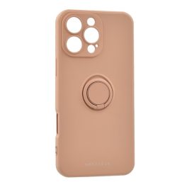   ROAR AMBER szilikon telefonvédő (tartógyűrű, mágneses, kameravédő) RÓZSASZÍN