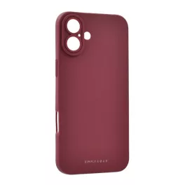   ROAR LUNA szilikon telefonvédő (ultravékony, matt, kameravédő, wireless) BORDÓ