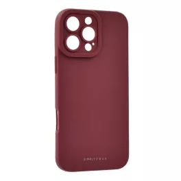   ROAR LUNA szilikon telefonvédő (ultravékony, matt, kameravédő, wireless) BORDÓ