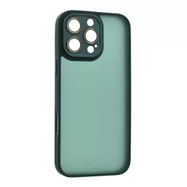   Szilikon telefonvédő (ütésállóság, akril hátlap, kameravédő) SÖTÉTZÖLD
