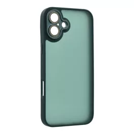  Szilikon telefonvédő (ütésállóság, akril hátlap, kameravédő) SÖTÉTZÖLD