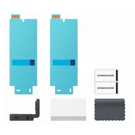   SAMSUNG képernyővédő fólia 2db (tükröződésmentes, törlőkendő, külső kijelző + segédkeret) ÁTLÁTSZÓ