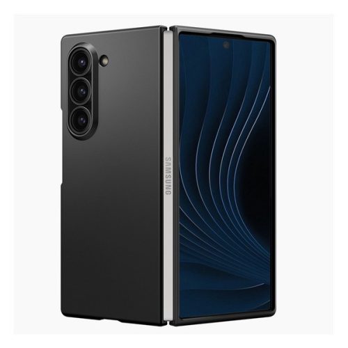 SPIGEN AIRSKIN szilikon telefonvédő (ütésállóság) FEKETE