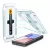 SPIGEN EZ FIT képernyővédő üveg 2db (2.5D, tokbarát, ultravékony, 0.2mm, 9H + segédkeret) ÁTLÁTSZÓ