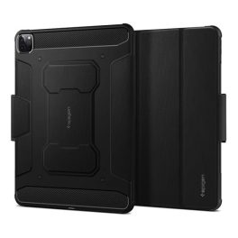   SPIGEN RUGGED ARMOR PRO tok álló (aktív FLIP, ütésállóság, TRIFOLD, asztali tartó, ceruza tartó) FEKETE