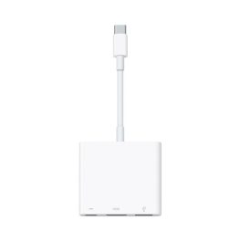   APPLE adapter (Type-C+USB+HDMI aljzat - Type-C, adatátvitel és töltés, MULTIPORT, MUF82ZM/A utód) FEHÉR