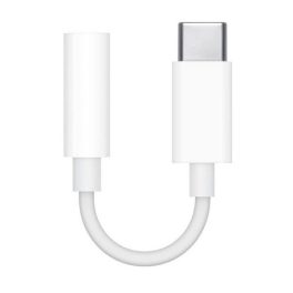 APPLE adapter kábel (3.5mm jack aljzat - Type-C, MU7E2ZM/A utód) FEHÉR   APPLE adapter kábel (3.5mm jack aljzat - Type-C, MU7E2ZM/A utód) FEHÉR