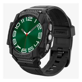 SPIGEN RUGGED ARMOR PRO pótszíj (egyedi méret, szilikon, ütésállóság + szilikon keret) FEKETE   SPIGEN RUGGED ARMOR PRO pótszíj (egyedi méret, szilikon, ütésállóság + szilikon keret) FEKETE
