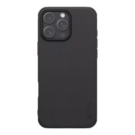   NILLKIN SUPER FROSTED PRO műanyag telefonvédő (ütésállóság, gumírozott, érdes felület) FEKETE