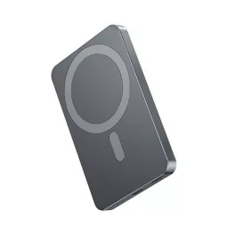   AWEI P112K vésztöltő Type-C aljzat (5000mAh, 20W, wireless, mágneses, PD gyorstöltő) SÖTÉTSZÜRKE