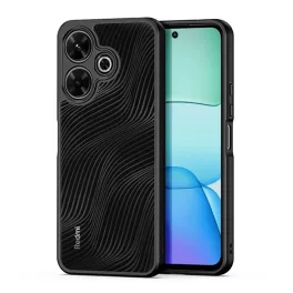   DUX DUCIS AIMO szilikon telefonvédő (ütésállóság, kameravédő, matt, hullám) FEKETE
