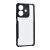 Szilikon telefonvédő (ütésállóság, légpárnás sarok, akril hátlap, kameravédő) FEKETE