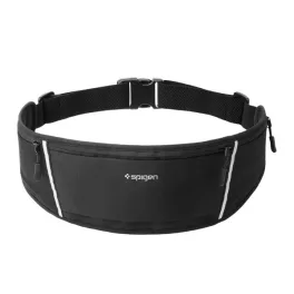  SPIGEN A710 tok fekvő (univerzális, derékra rögzíthető övtáska, vízálló, 195x113mm, SPORT) FEKETE