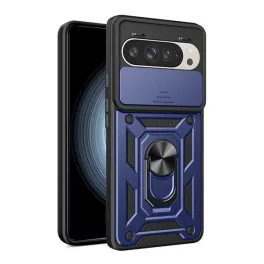   Defender szilikon telefonvédő (ütésállóság, tartógyűrű, kameravédő) SÖTÉTKÉK