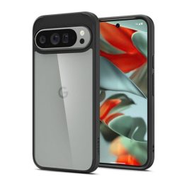   SPIGEN ULTRA HYBRID műanyag telefonvédő (ütésállóság, légpárnás keret) ÁTLÁTSZÓ/FEKETE