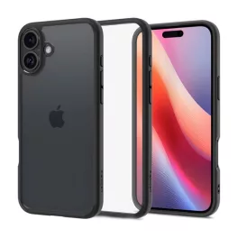   SPIGEN ULTRA HYBRID műanyag telefonvédő (ütésállóság, légpárnás keret) ÁTLÁTSZÓ/FEKETE