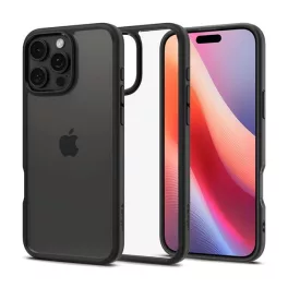   SPIGEN ULTRA HYBRID műanyag telefonvédő (ütésállóság, légpárnás keret) ÁTLÁTSZÓ/FEKETE