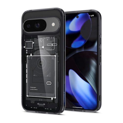 SPIGEN ULTRA HYBRID ZERO ONE műanyag telefonvédő (ütésállóság, légpárnás keret) FEKETE