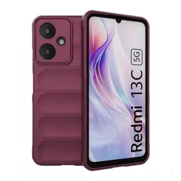   Szilikon telefonvédő (ütésállóság, kameravédő, 3D) BORDÓ
