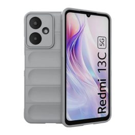 Szilikon telefonvédő (ütésállóság, kameravédő, 3D) VILÁGOSSZÜRKE   Szilikon telefonvédő (ütésállóság, kameravédő, 3D) VILÁGOSSZÜRKE