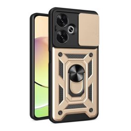 Defender szilikon telefonvédő (ütésállóság, tartógyűrű, kameravédő) ARANY   Defender szilikon telefonvédő (ütésállóság, tartógyűrű, kameravédő) ARANY