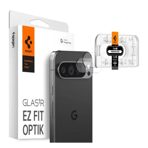 SPIGEN OPTIK PRO kameravédő üveg 2db (9H, csak lencse) ÁTLÁTSZÓ