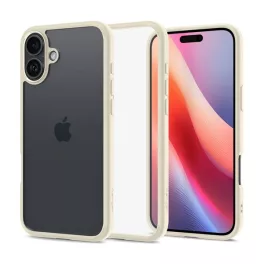   SPIGEN ULTRA HYBRID műanyag telefonvédő (ütésállóság, légpárnás keret, matt keret) BÉZS