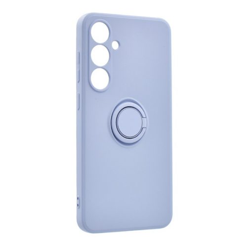 Szilikon telefonvédő (tartógyűrű, mikrofiber plüss belső, mágneses, kameravédő) LILA