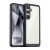 Szilikon telefonvédő (ütésállóság, átlátszó hátlap) FEKETE