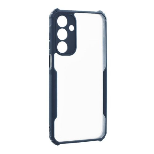 Szilikon telefonvédő (ütésállóság, légpárnás sarok, akril hátlap, kameravédő) SÖTÉTKÉK