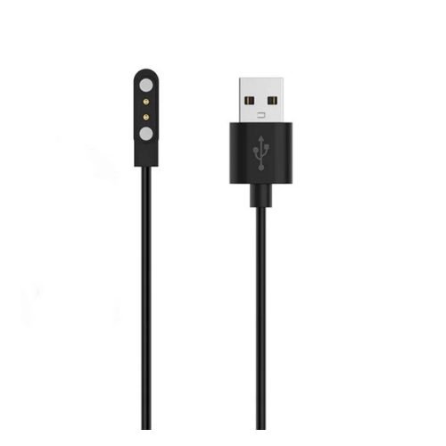 Töltőkábel USB (mágneses, 100cm) FEKETE