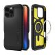 SPIGEN TOUGH ARMOR MAG műanyag telefonvédő (ütésállóság, MagSafe) FEKETE