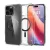 SPIGEN ULTRA HYBRID MAG műanyag telefonvédő (ütésállóság, légpárnás keret, karbon minta, MagSafe) ÁTLÁTSZÓ