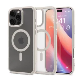  SPIGEN ULTRA HYBRID MAG műanyag telefonvédő (ütésállóság, légpárnás keret, matt, MagSafe) TITÁNSZÜRKE