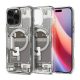 SPIGEN ULTRA HYBRID ZERO ONE műanyag telefonvédő (ütésállóság, légpárnás keret, MagSafe) TITÁNSZÜRKE