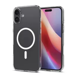   SPIGEN LIQUID CRYSTAL MAGSAFE szilikon telefonvédő (ütésállóság, légpárnás sarok, MagSafe) ÁTLÁTSZÓ