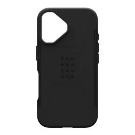   UAG CIVILIAN defender szilikon telefonvédő (erős ütésállóság, MagSafe) FEKETE