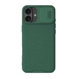   NILLKIN CAMSHIELD PRO szilikon telefonvédő (ütésállóság, kameravédő, csíkos) SÖTÉTZÖLD
