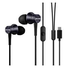   1MORE Piston Fit fülhallgató SZTEREO (Type-C, mikrofon, felvevő gomb) SÖTÉTSZÜRKE
