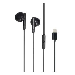   AWEI PC-25T fülhallgató SZTEREO (Type-C, mikrofon, hangerőszabályzó, felvevő gomb) FEKETE