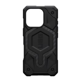 UAG MONARCH PRO szilikon telefonvédő (erős ütésállóság, karbon minta, MagSafe) FEKETE   UAG MONARCH PRO szilikon telefonvédő (erős ütésállóság, karbon minta, MagSafe) FEKETE