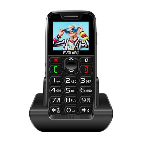 EVOLVEO EP-501 EasyPhone mobiltelefon FEKETE