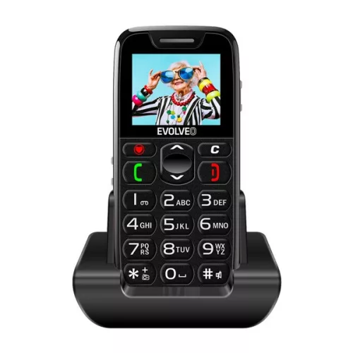 EVOLVEO EP-501 EasyPhone mobiltelefon FEKETE
