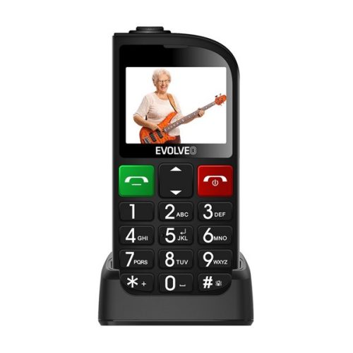 EVOLVEO EP-801 EasyPhone FL mobiltelefon FEKETE