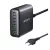BLITZWOLF BW-S26 hálózati töltő állomás 3 USB+5 Type-C aljzat (250W, GaN, PD gyorstöltő + 150cm tápkábel) FEKETE