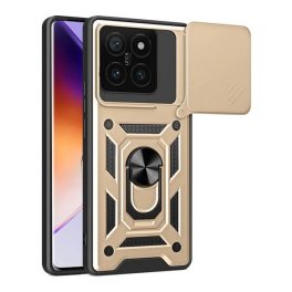 Defender szilikon telefonvédő (ütésállóság, tartógyűrű, kameravédő) ARANY   Defender szilikon telefonvédő (ütésállóság, tartógyűrű, kameravédő) ARANY