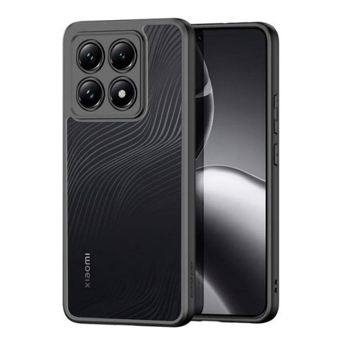 DUX DUCIS AIMO szilikon telefonvédő (ütésállóság, kameravédő, matt, hullám) FEKETE