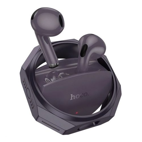 HOCO SPINNER bluetooth fülhallgató SZTEREO (v5.4, TWS, mikrofon + töltőtok) FEKETE/LILA
