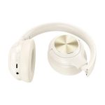HOCO W54 bluetooth fejhallgató SZTEREO (v5.4, aktív zajszűrő, 3.5mm jack aljzat) KRÉM