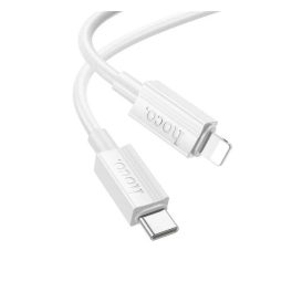   HOCO X107 adatkábel (Type-C - lightning, 27W, PD gyorstöltő, 100cm) FEHÉR